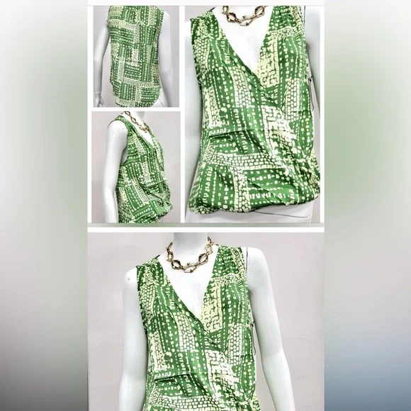 Very vibrant green and off white Nwt - Picture 1 of 8